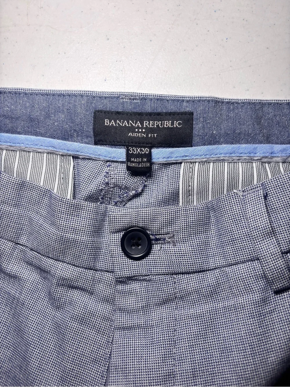 Banana Republic Light Gray Men's Dress Pants